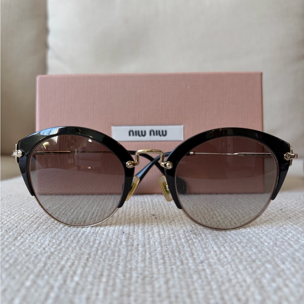 Miu Miu Black Sunglasses - Picture 2 of 6